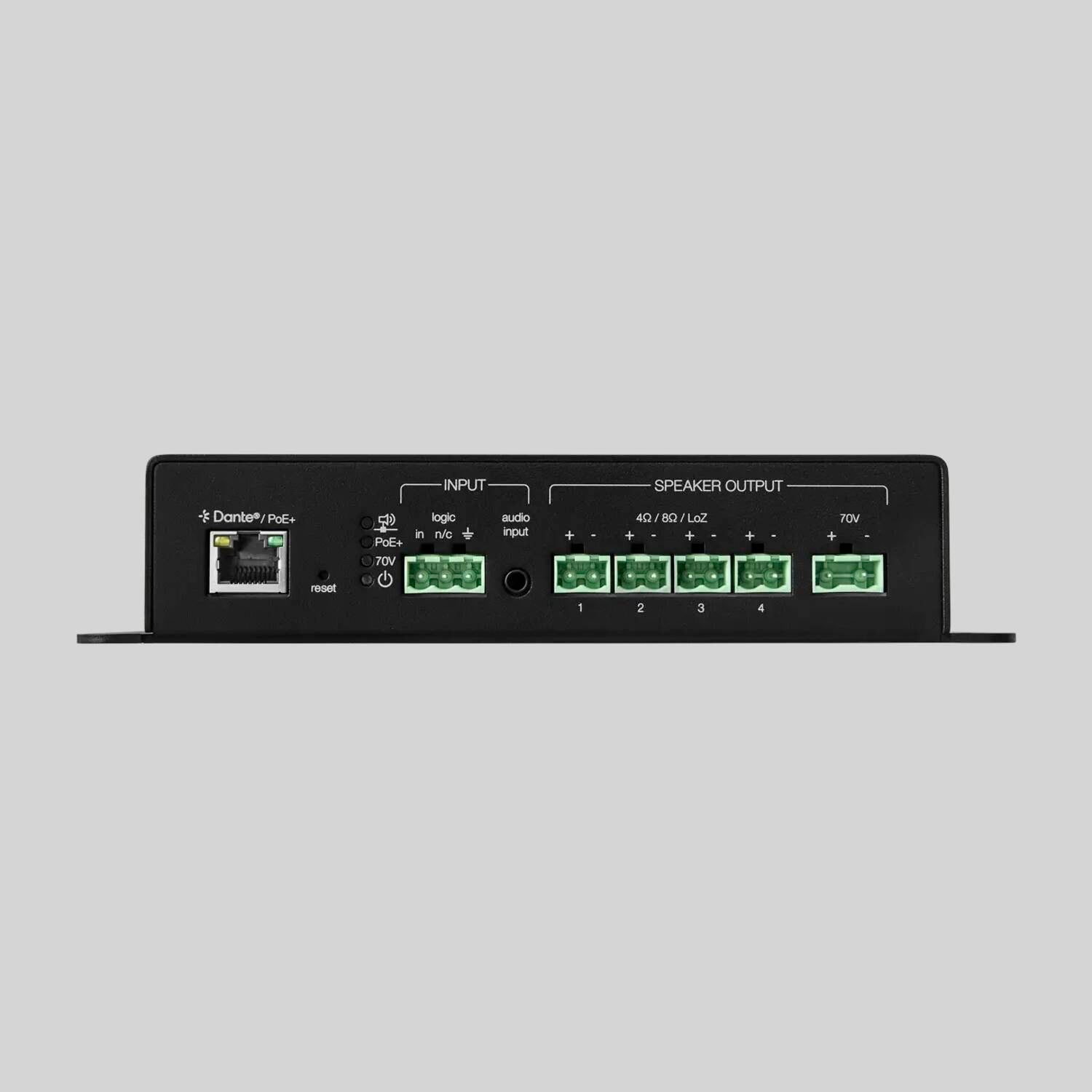 MXN-AMP - PoE+ Powered Multichannel Amplifier