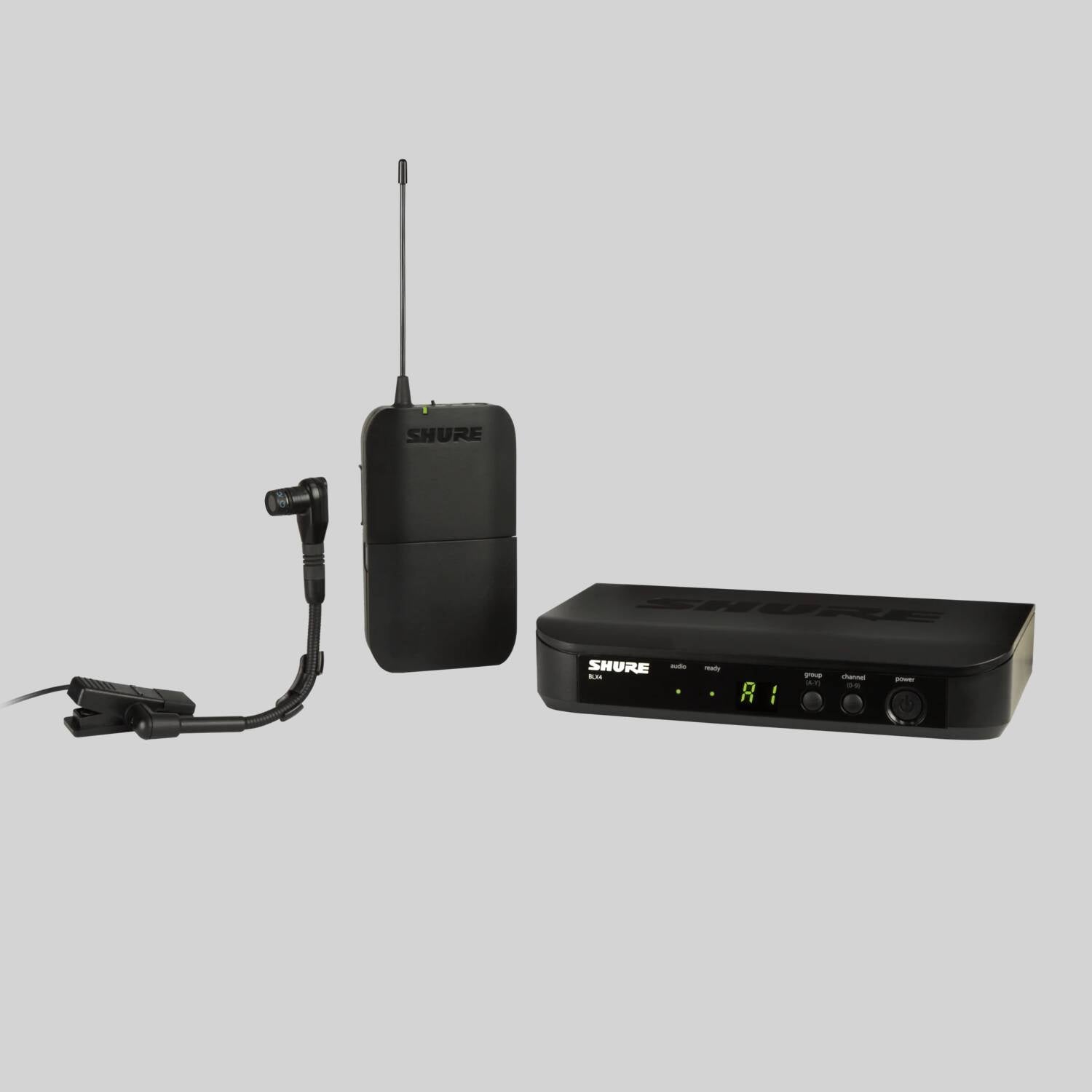 BLX14/B98 - Wireless Instrument System with Beta 98H/C Clip-on Gooseneck Microphone
