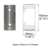 Spacer 105mm Female Coupler