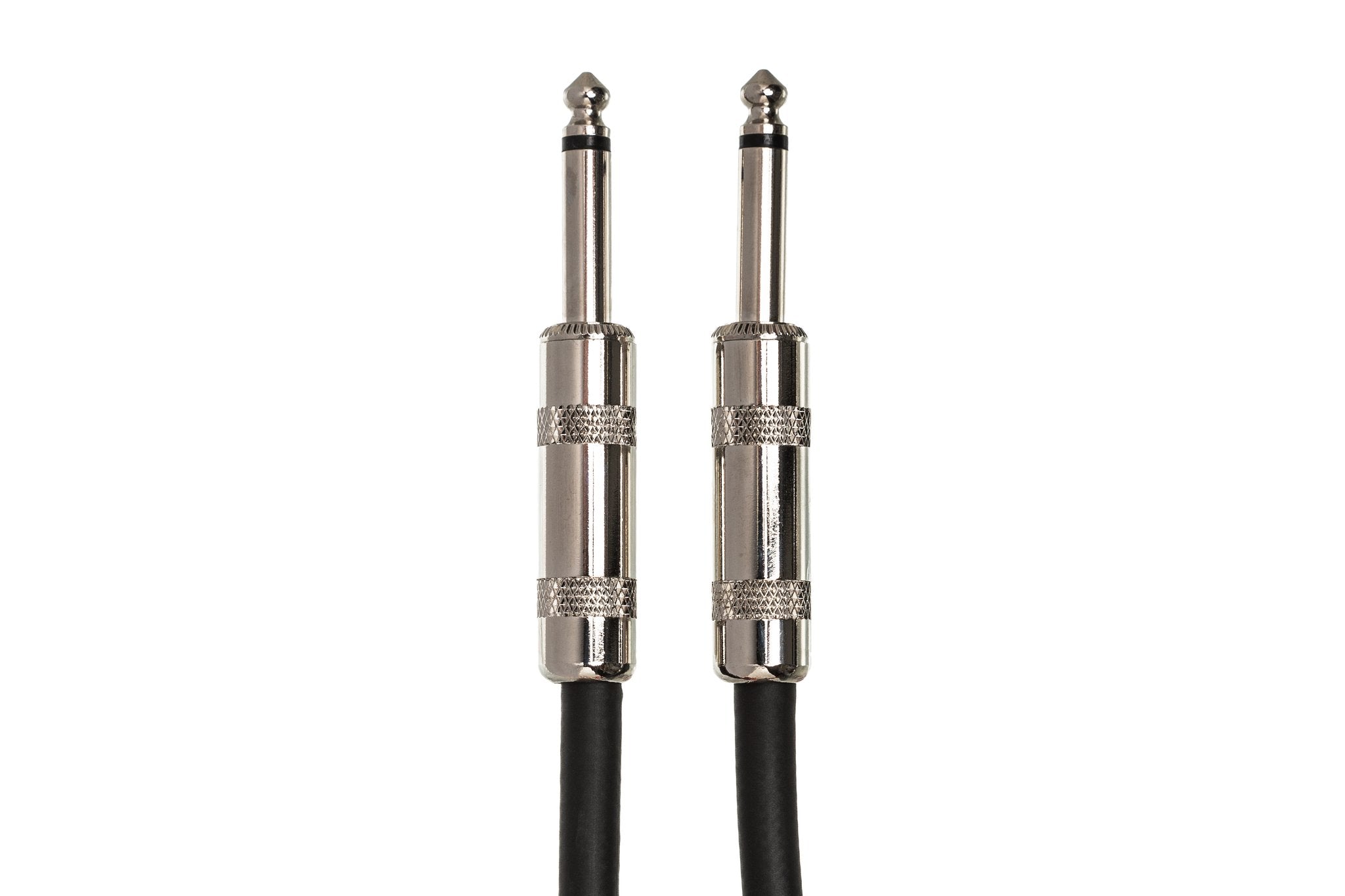 Cloth Guitar Cable, Hosa Straight to Same, 18 ft, Red/Green - Connector