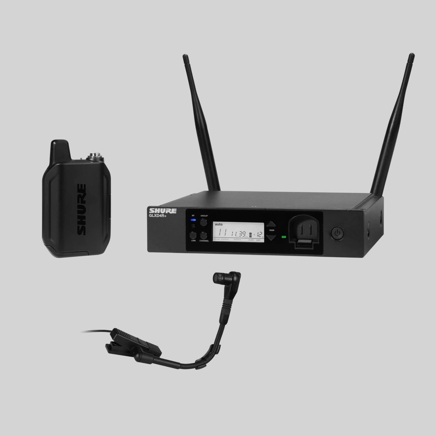 GLXD14R+/B98 - Digital Wireless Rack System with BETA®98H Flexible Gooseneck Microphone