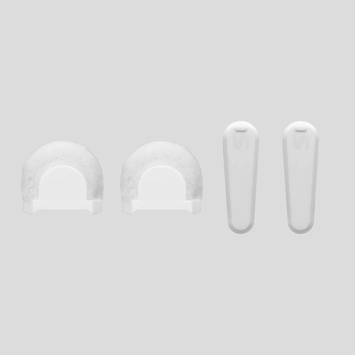 MoveMic White Windscreen & Clip (2 Pack) - White color kit for MoveMic lavalier microphones.