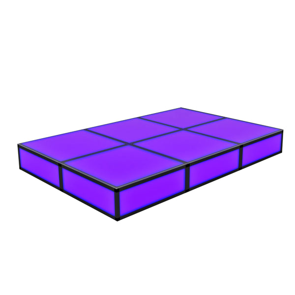 Low Rise ProX LUMOStage™ Modular Illuminated Acrylic Stage Platform System with Interlocking Cube Sections
