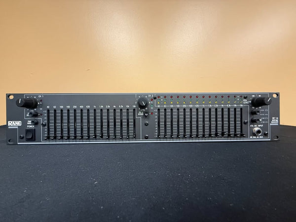 Rane RE14 Real Time Analyzer and Dual 14 Band EQ