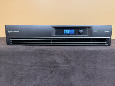 Dynacord C2800FDi - Used Rep Sample (DSP 2 x 1400 w power amplifier for fixed install applications)