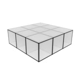 High Rise ProX LUMOStage™ Modular Illuminated Acrylic Stage Platform System with Interlocking Cube Sections