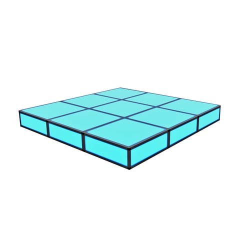Low Rise ProX LUMOStage™ Modular Illuminated Acrylic Stage Platform System with Interlocking Cube Sections