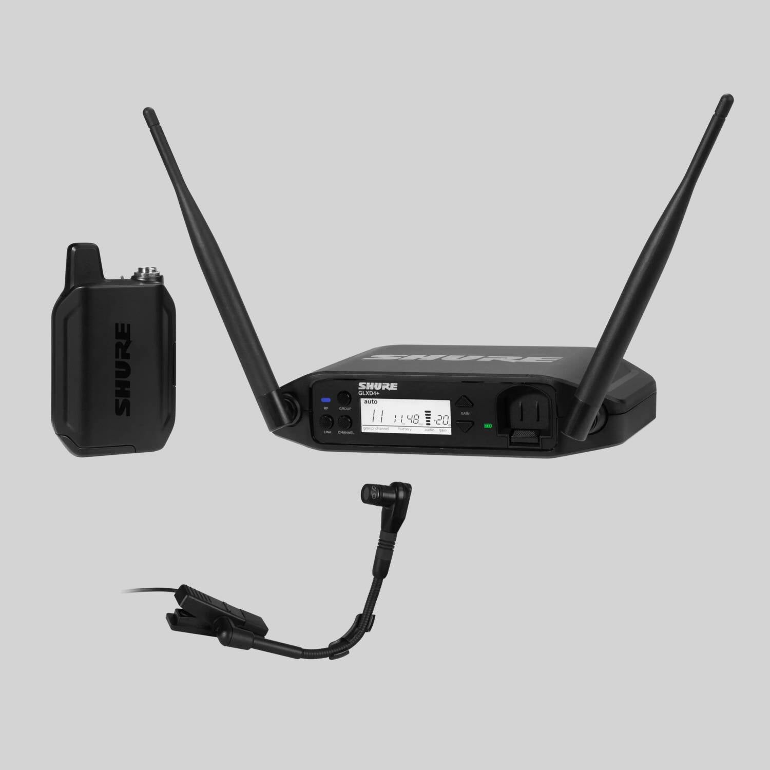 GLXD14+/B98 - Digital Wireless Instrument System with BETA®98H Flexible Gooseneck Microphone