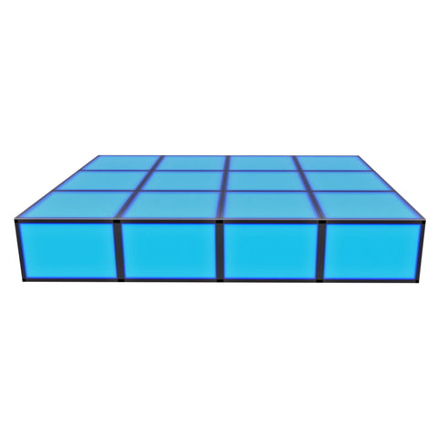 Mid Rise Pro ProX LUMOStage™ Modular Illuminated Acrylic Stage Platform System with Interlocking Cube Sections