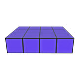 High Rise Pro ProX LUMOStage™ Modular Illuminated Acrylic Stage Platform System with Interlocking Cube Sections
