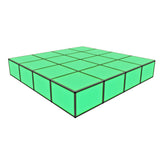 Grande Mid Rise ProX LUMOStage™ Modular Illuminated Acrylic Stage Platform System with Interlocking Cube Sections