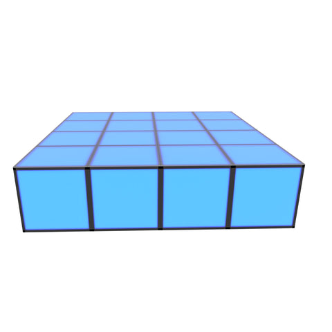 Grande High Rise ProX LUMOStage™ Modular Illuminated Acrylic Stage Platform System with Interlocking Cube Sections