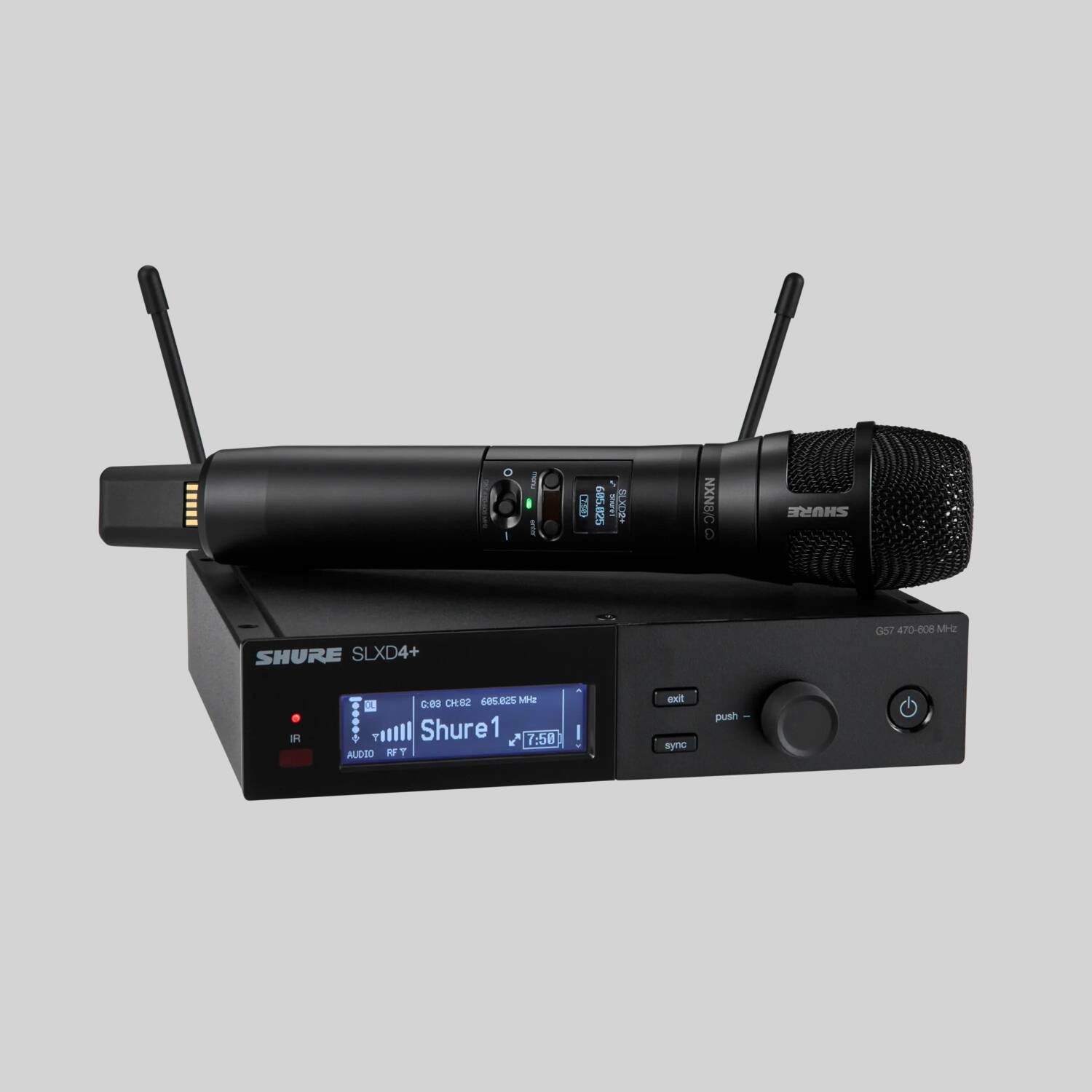 SLXD24+/N8C - Digital Wireless Handheld System with Nexadyne™ 8/C Cardioid Dynamic Microphone