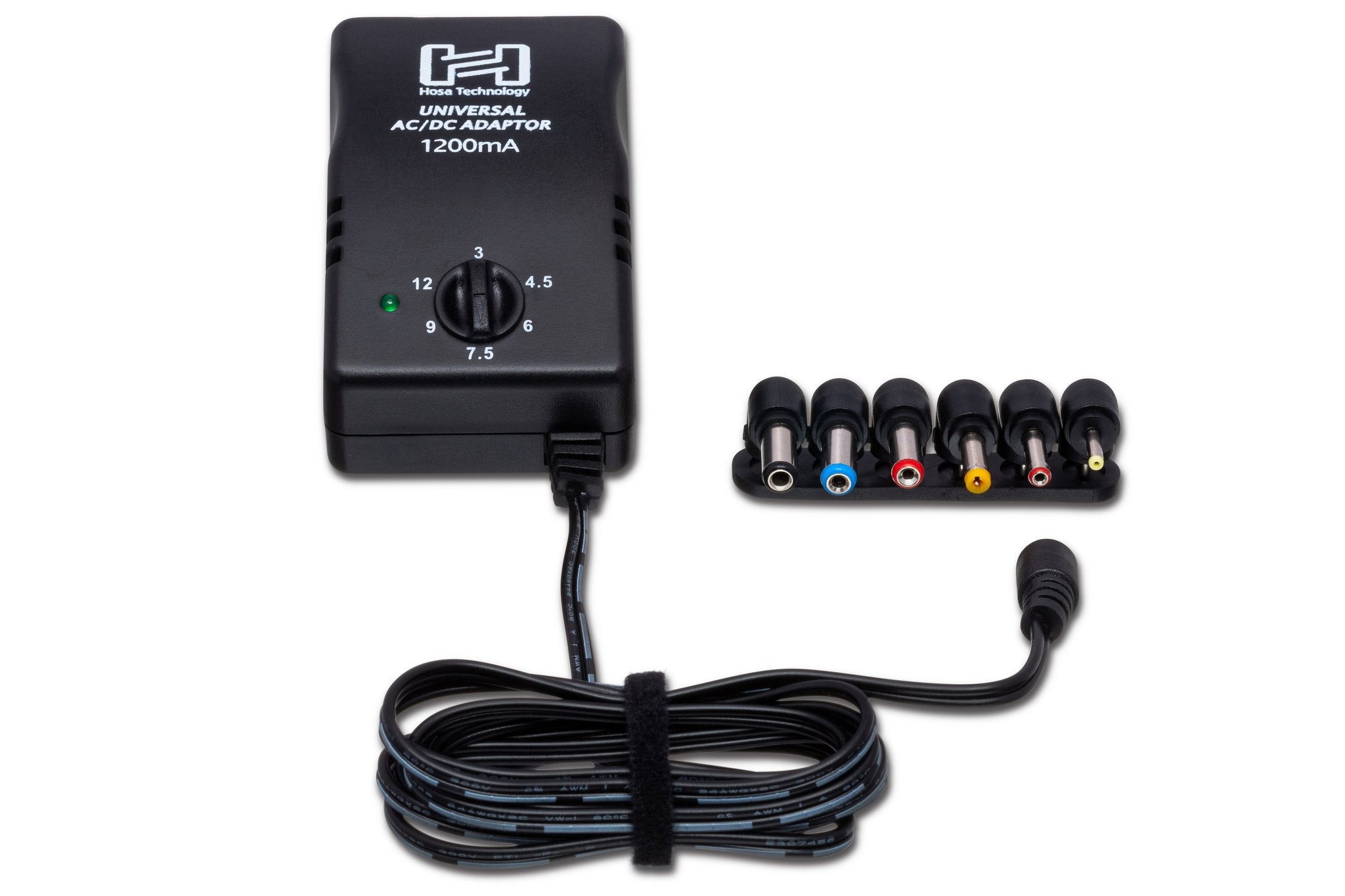 Universal Power Adapter, Selectable up to 12 VDC 1200 mA - Kit