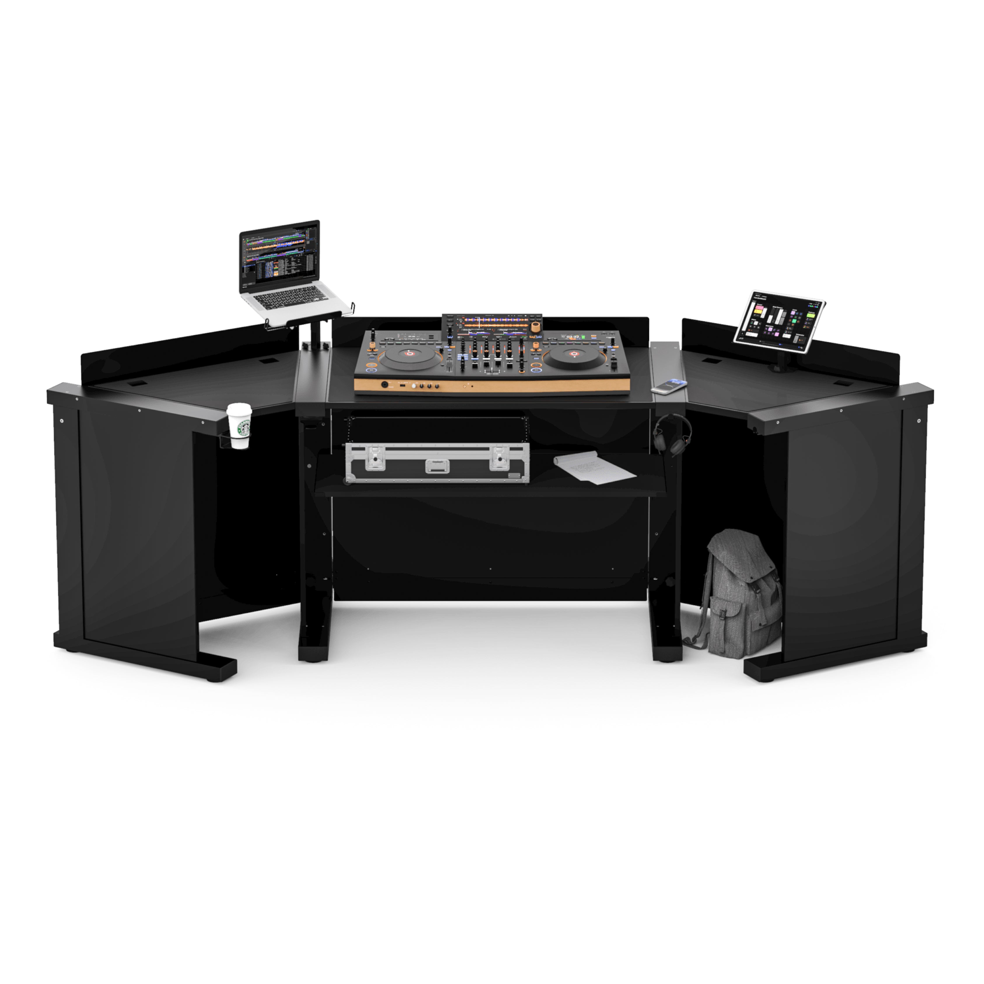 BLACK B3 PLUS Extension Pack for Humpter B3 DJ Workstation - Left and Right Add-Ons Only