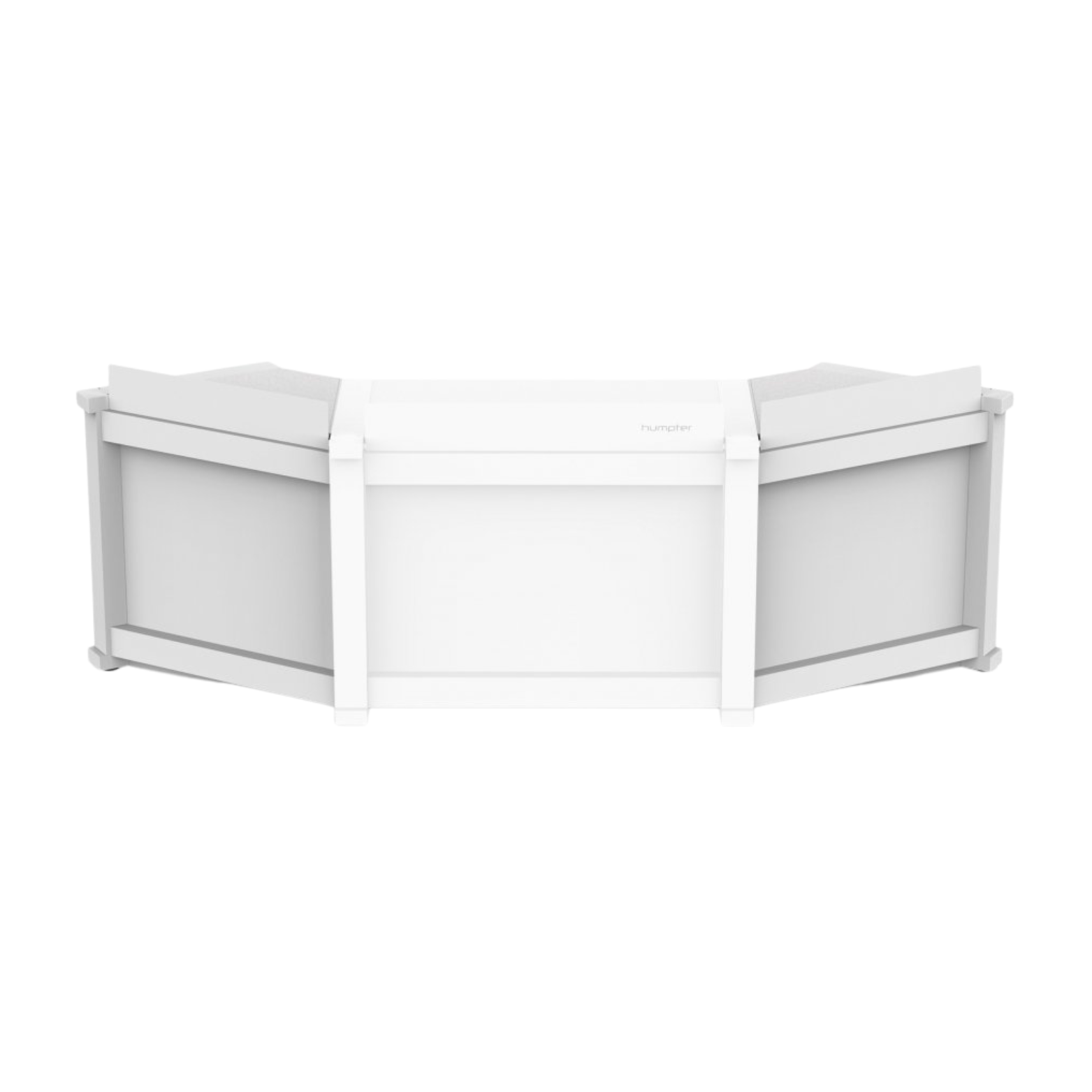 WHITE B3 PLUS Extension Pack for Humpter B3 DJ Workstation - Left and Right Add-Ons Only