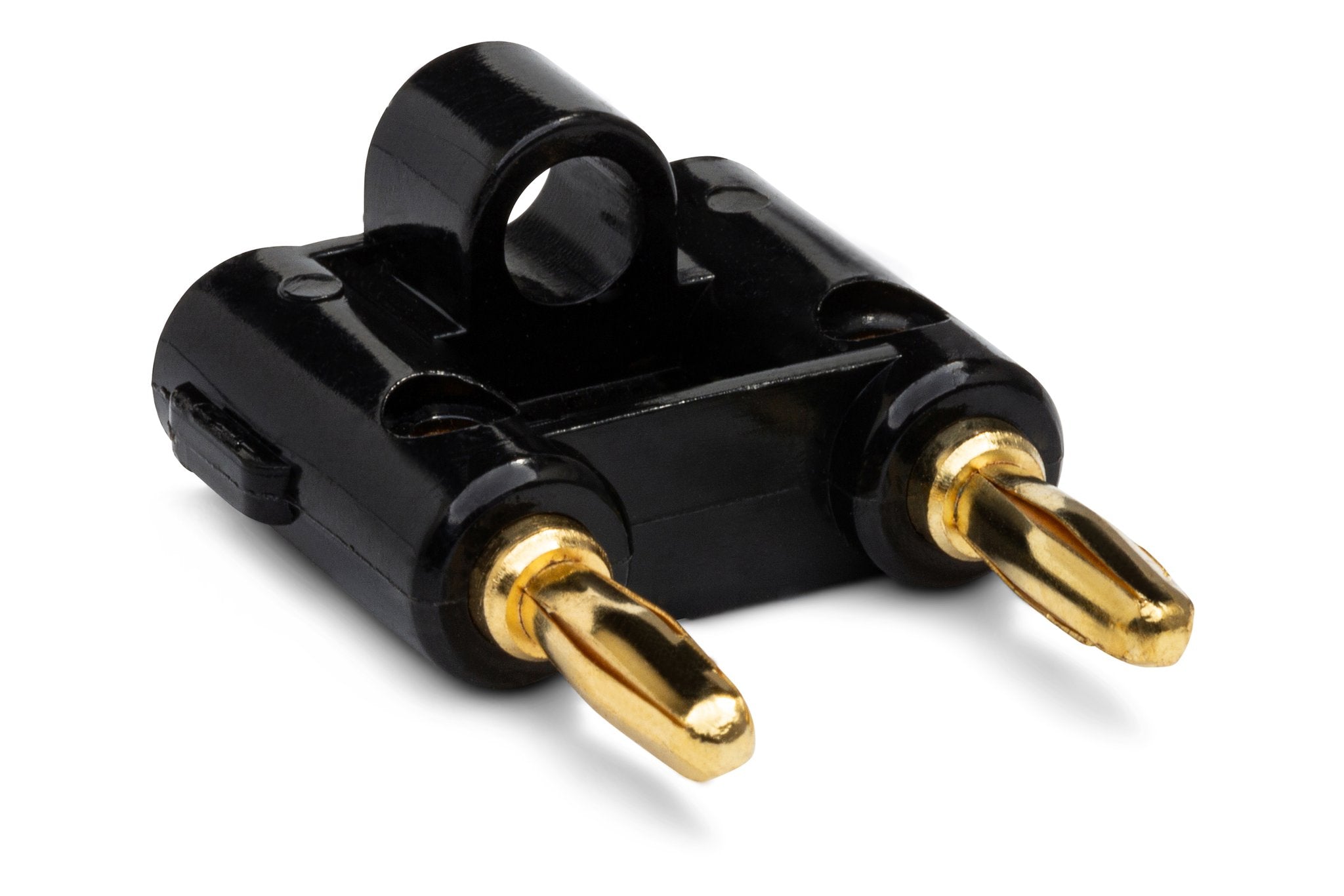 Connector, Dual Banana, Black - Full