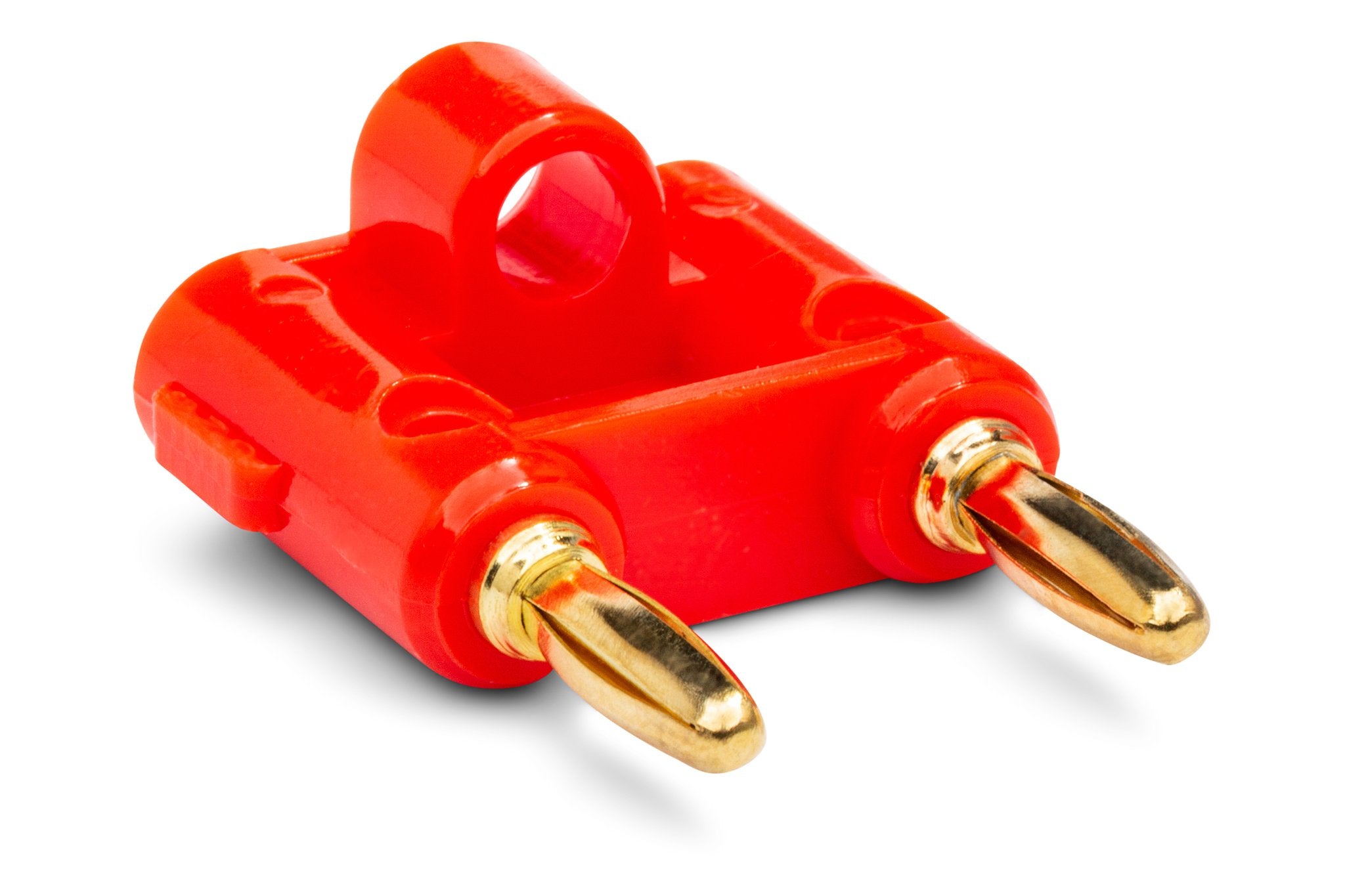 Connector, Dual Banana, Red - Full