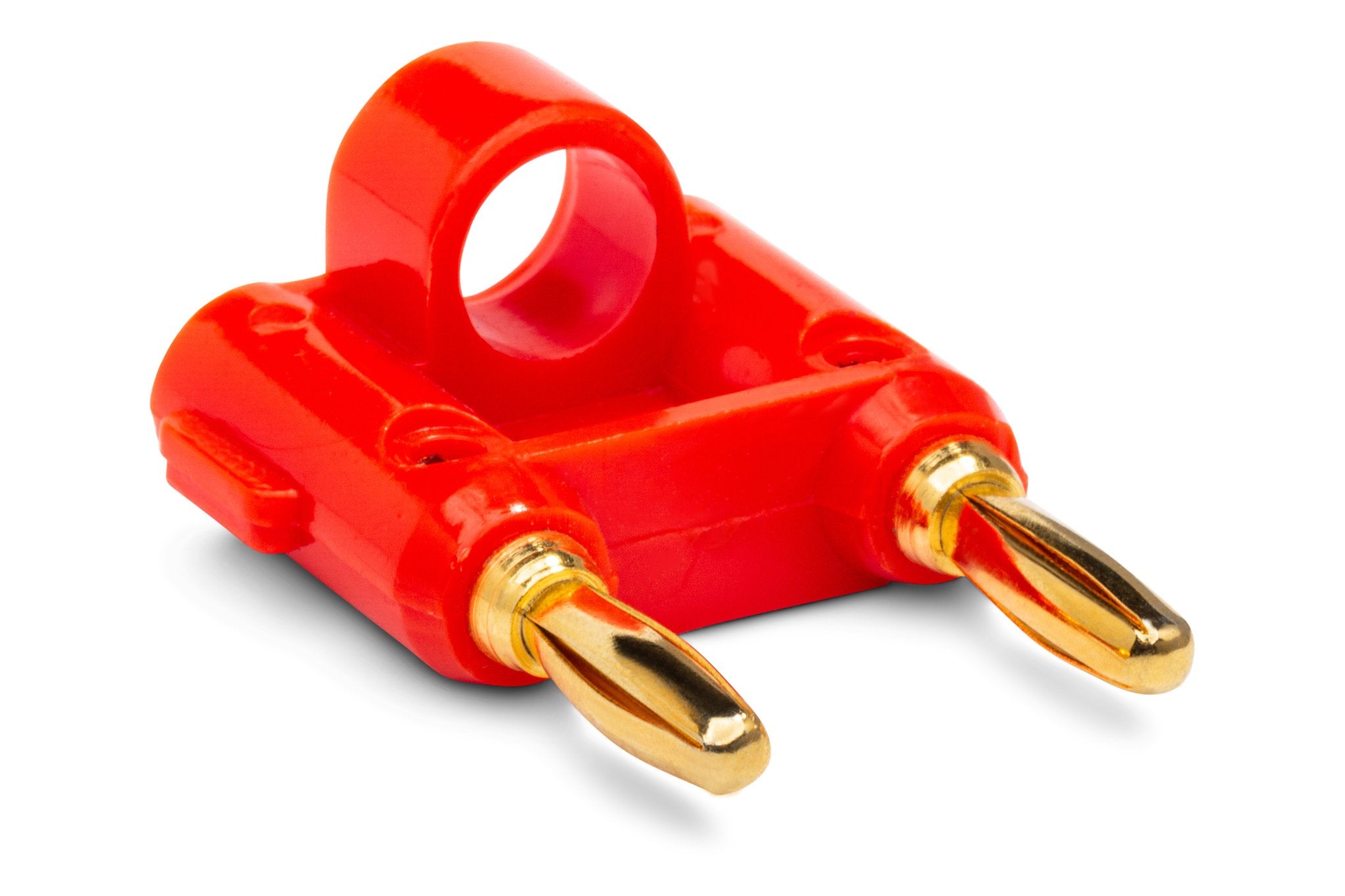 Connector, Dual Banana, Red - Full