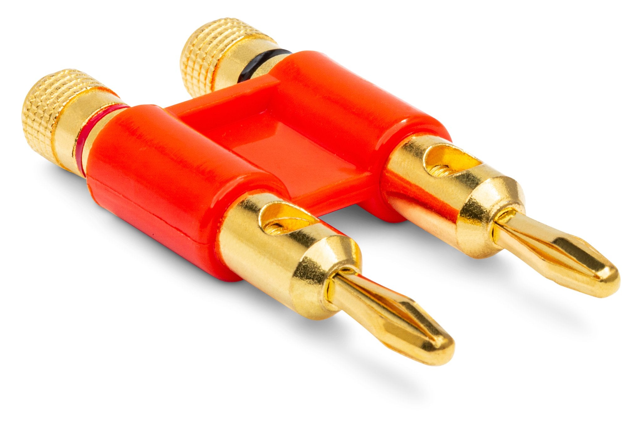 Connector, Dual Banana, Red - Full