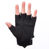 X-GRIPZ Hard Rubber Knuckle Fingerless Gloves - For Truss and Stage Performance