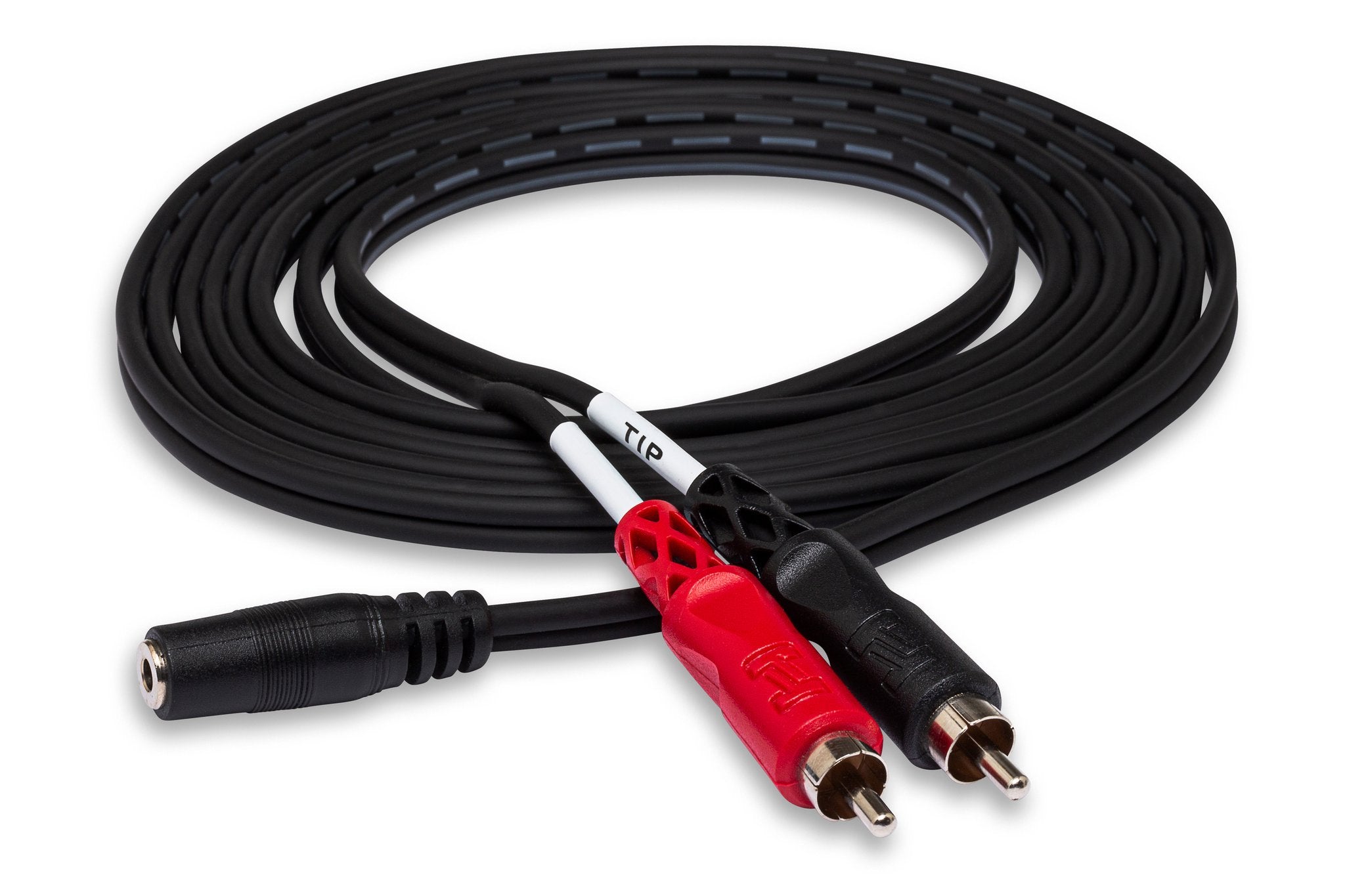 Stereo Breakout, 3.5 mm TRSF to Dual RCA, 10 ft - Full