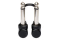 Guitar Patch Cable, Molded Right-angle to Same, 6 in - Front