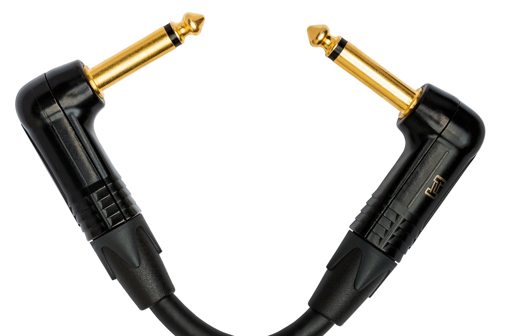 Edge Guitar Patch Cable, Neutrik Right-angle to Same, 6 in - Connector