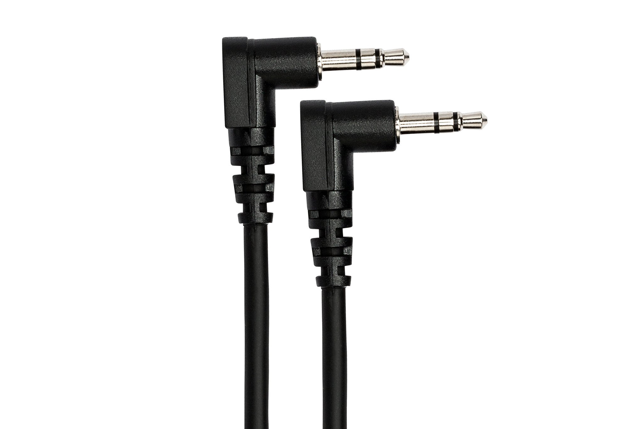 Stereo Interconnect, Right-angle 3.5 mm TRS to Same, 8 in - Connector