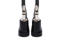 Stereo Interconnect, Right-angle 3.5 mm TRS to Same, 8 in - Front