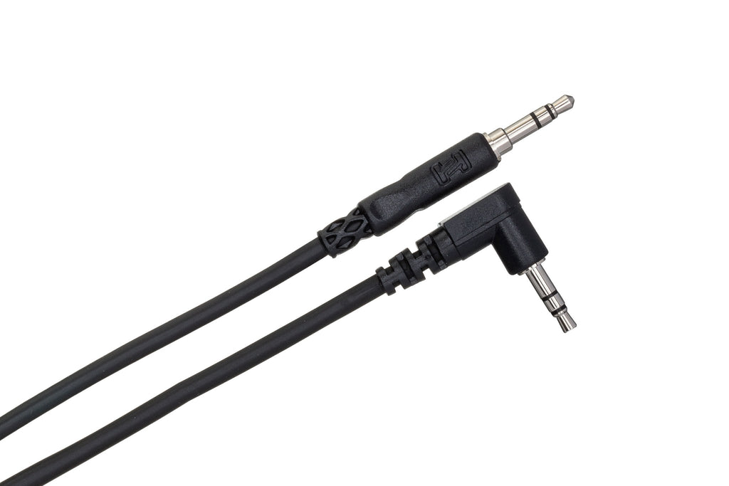 Stereo Interconnect, 3.5 mm TRS to Right-angle 3.5 mm TRS - Angle