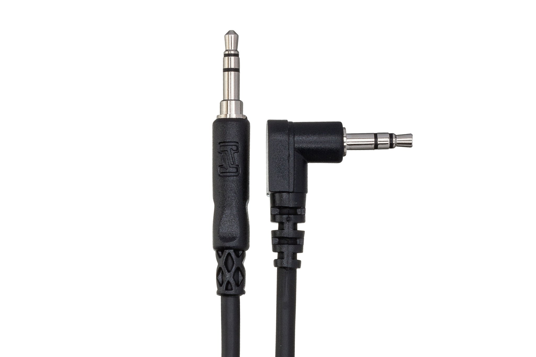 Stereo Interconnect, 3.5 mm TRS to Right-angle 3.5 mm TRS - Connector
