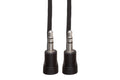 Stereo Interconnect, Right-angle 3.5 mm TRS to Same - Front