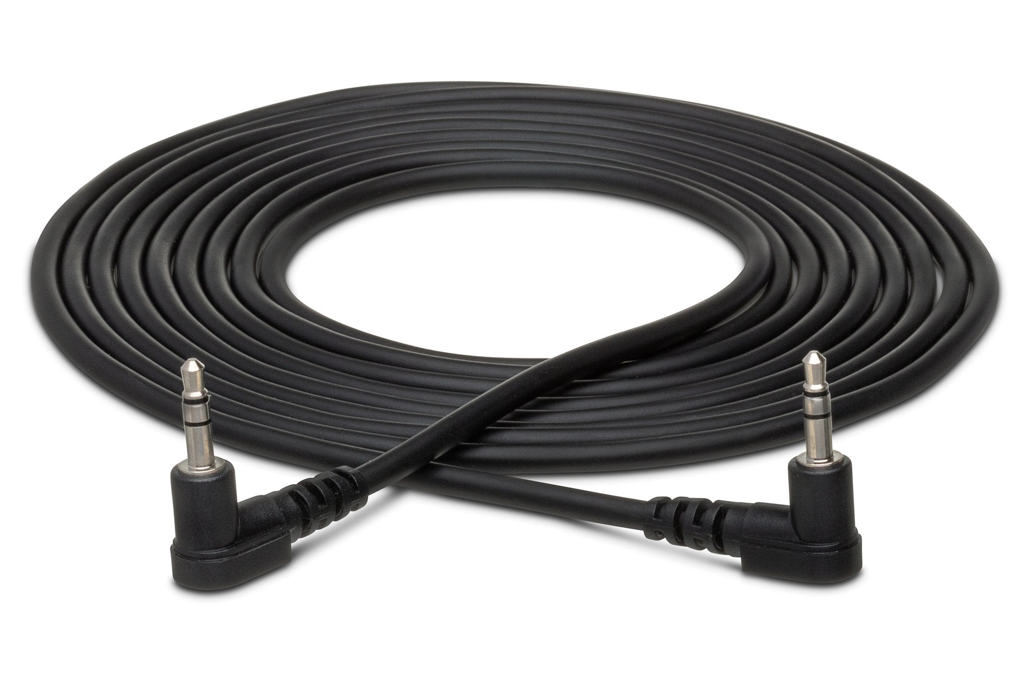 Stereo Interconnect, Right-angle 3.5 mm TRS to Same - Full