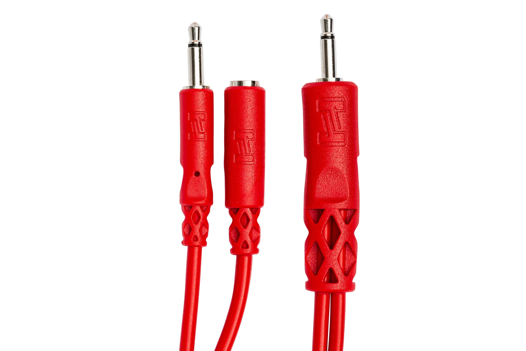 Hopscotch Patch Cables, 3.5 mm TS with 3.5 mm TSF Pigtail to 3.5 mm TS, 5 pc, 0.5 ft - Connector