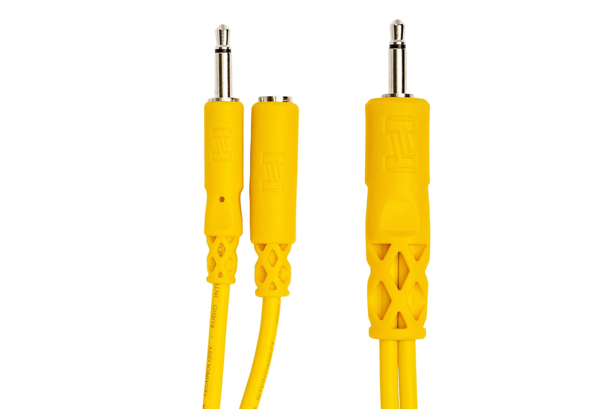 Hopscotch Patch Cables, 3.5 mm TS with 3.5 mm TSF Pigtail to 3.5 mm TS, 5 pc, 1.5 ft - Connector
