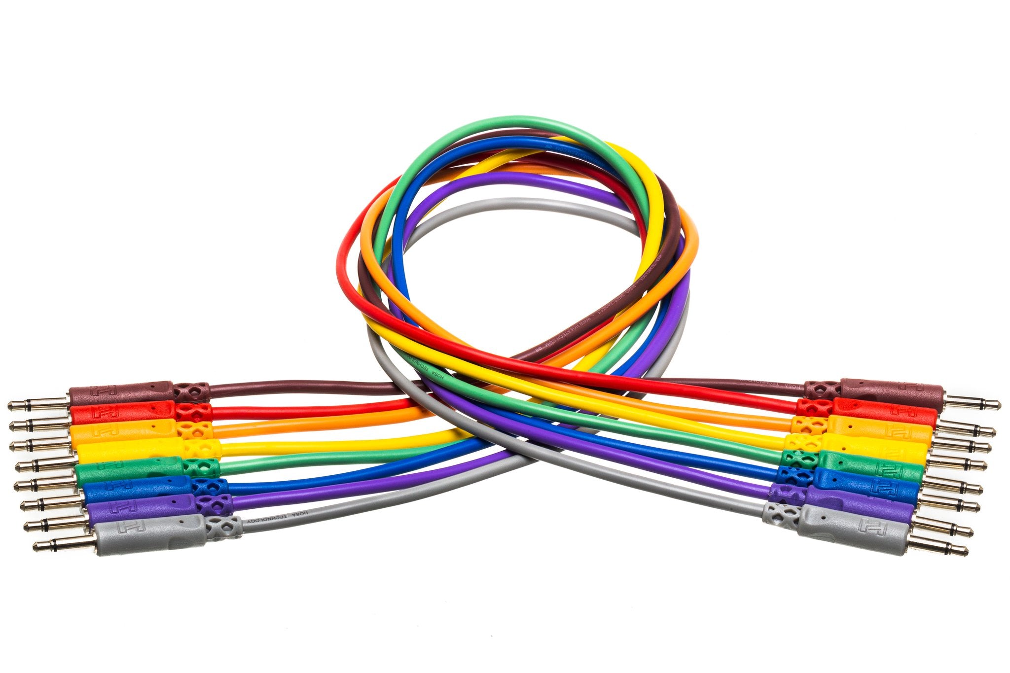 Unbalanced Patch Cables, 3.5 mm TS to Same - Pack