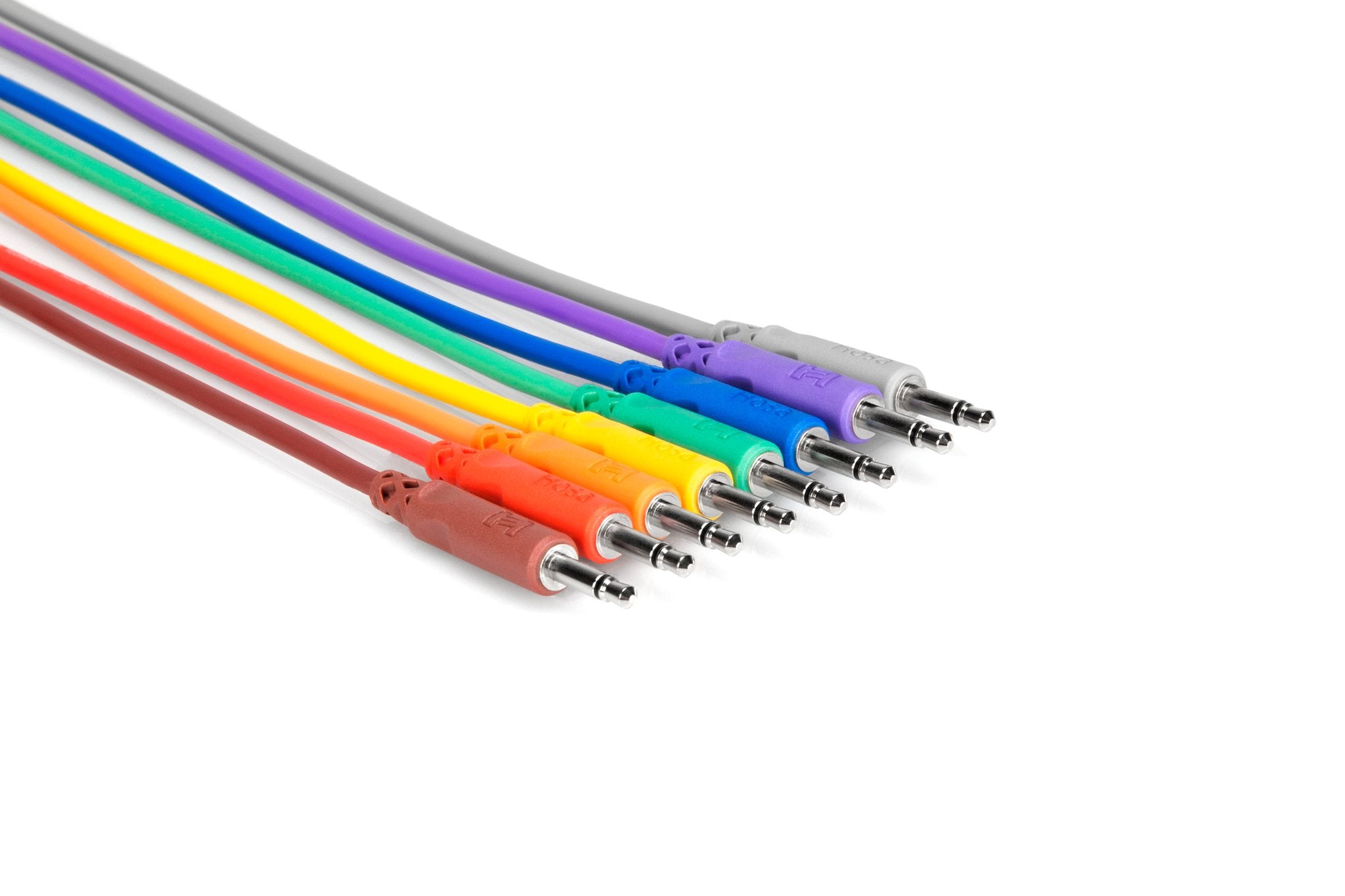 Unbalanced Patch Cables, 3.5 mm TS to Same, 6 in - RGB 2400