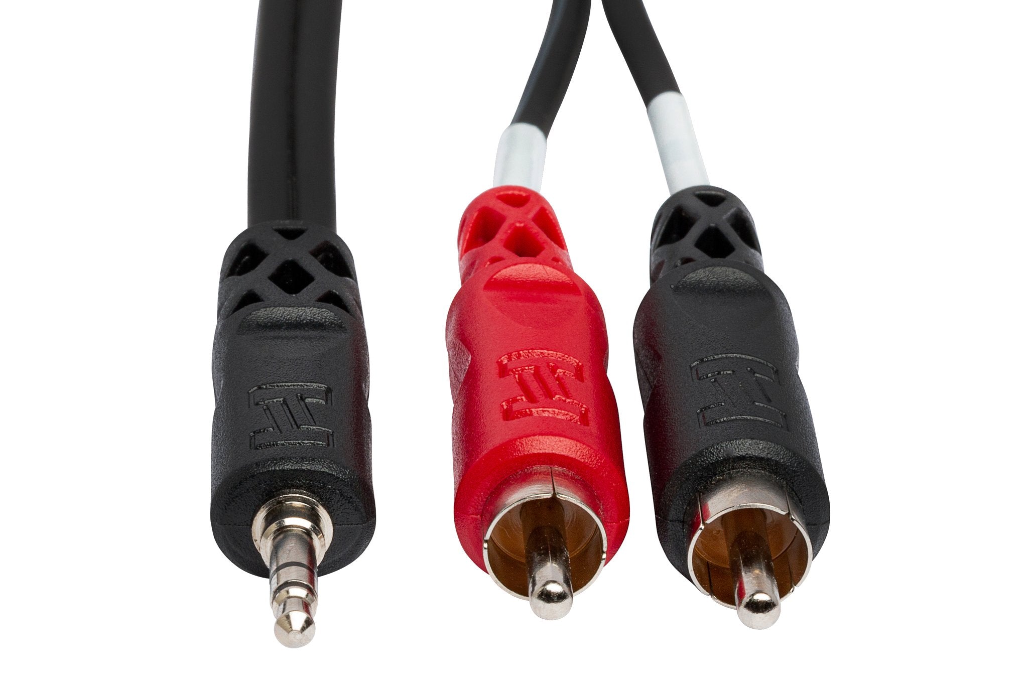 Stereo Breakout, 3.5 mm TRS to Dual RCA - Front