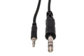 Stereo Interconnect, 3.5 mm TRS to 1/4 in TRS - Front