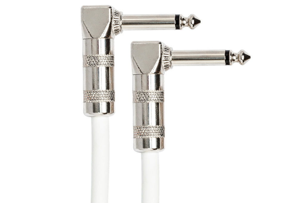 Guitar Patch Cable, Hosa Right-angle to Same, 6 in - Connector
