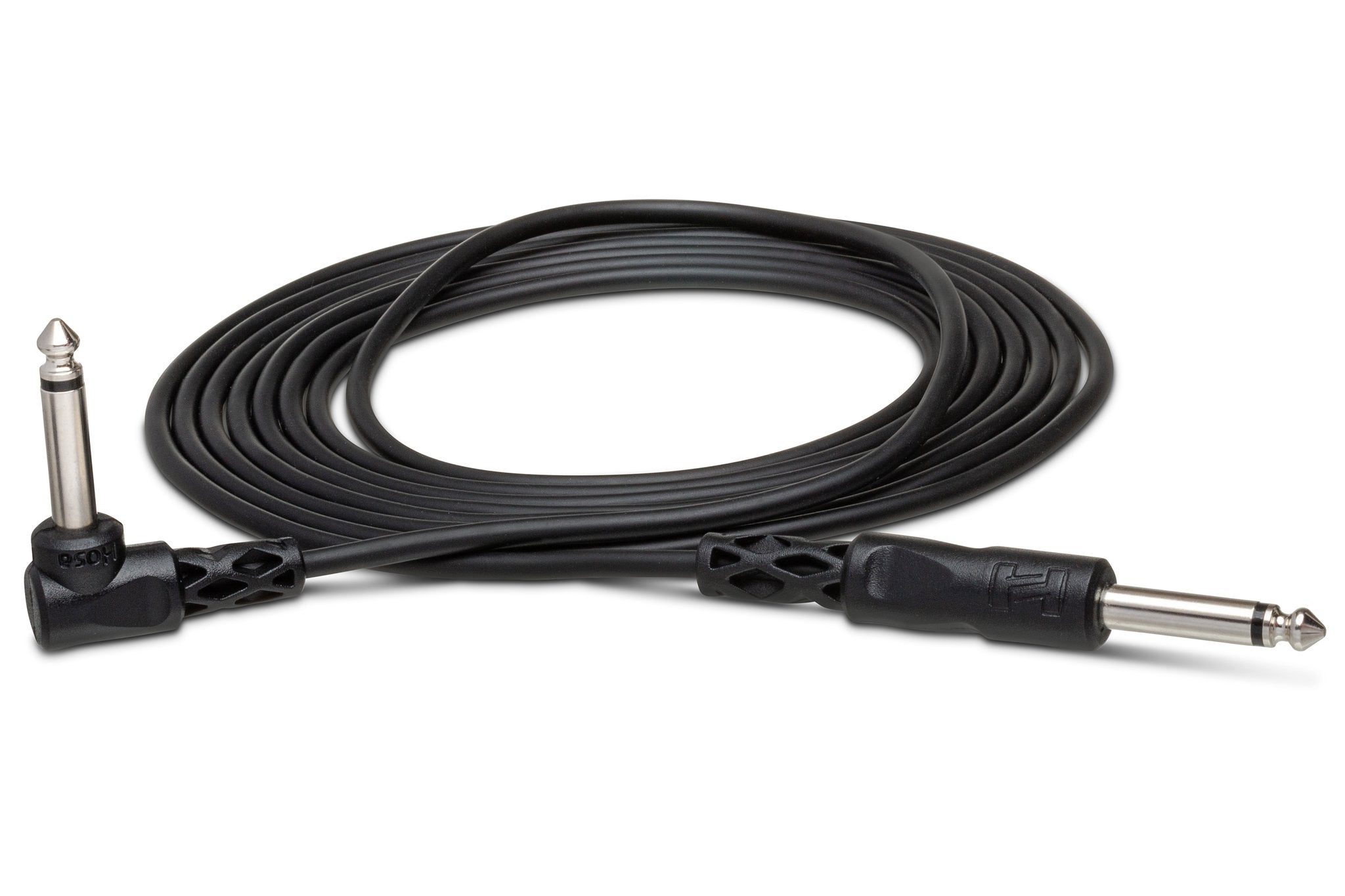 Unbalanced Interconnect, 1/4 in TS to Right-angle 1/4 in TS - Full