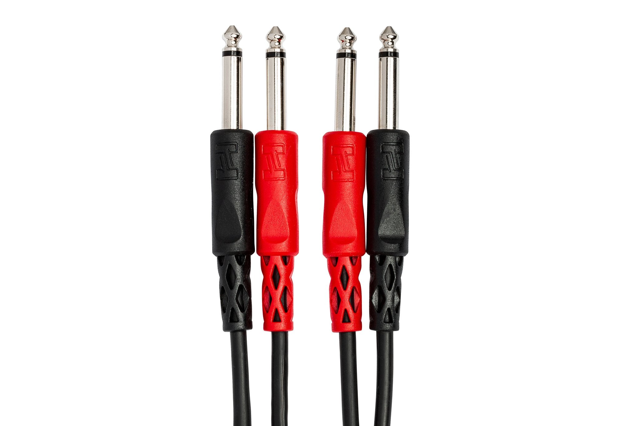 Stereo Interconnect, Dual 1/4 in TS to Same - Connector