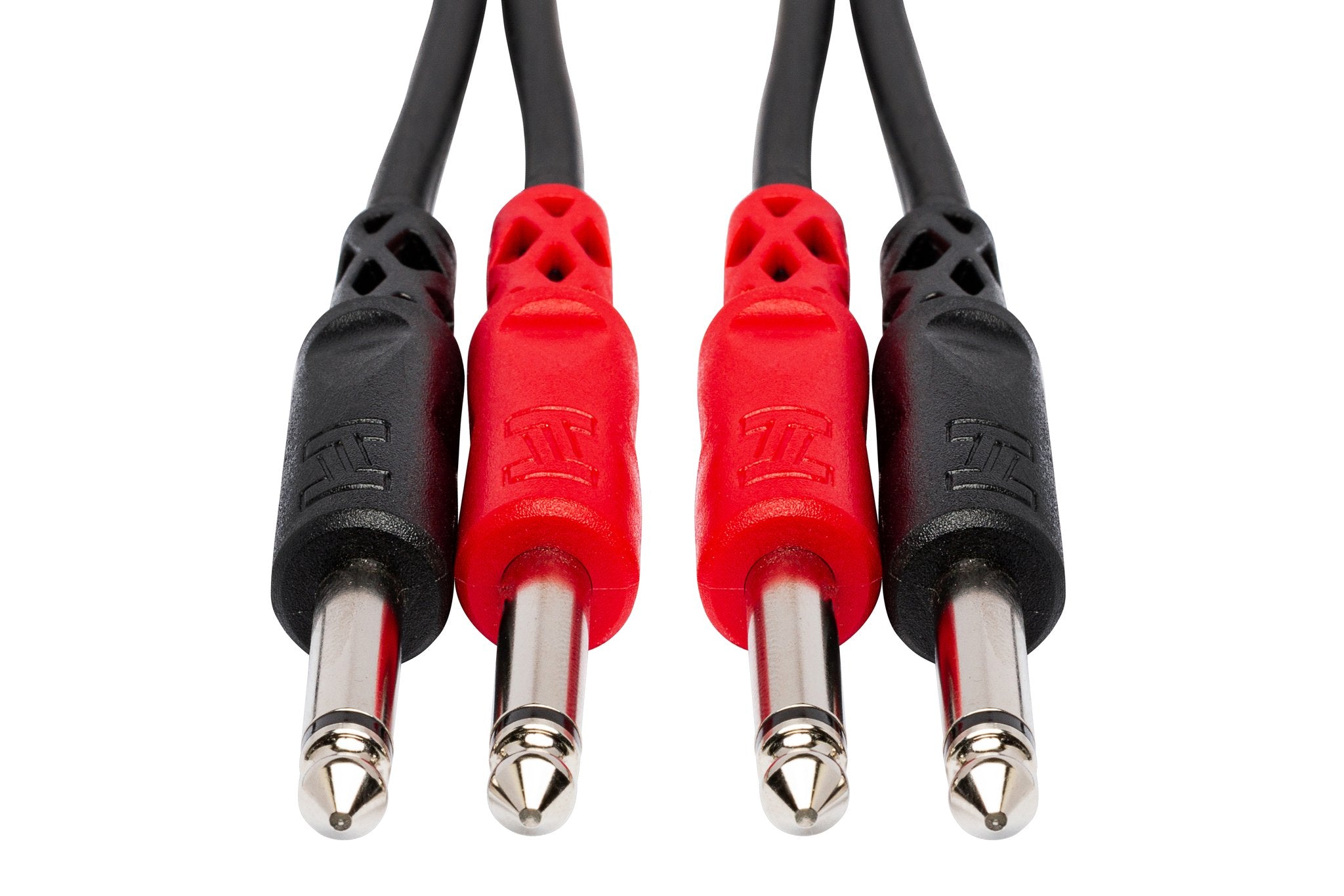 Stereo Interconnect, Dual 1/4 in TS to Same - Front