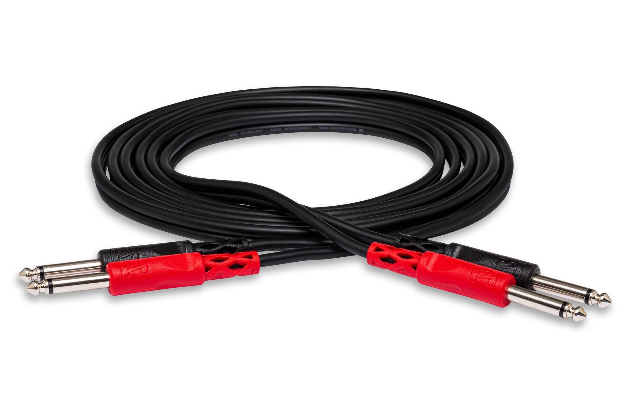 Stereo Interconnect, Dual 1/4 in TS to Same - Full
