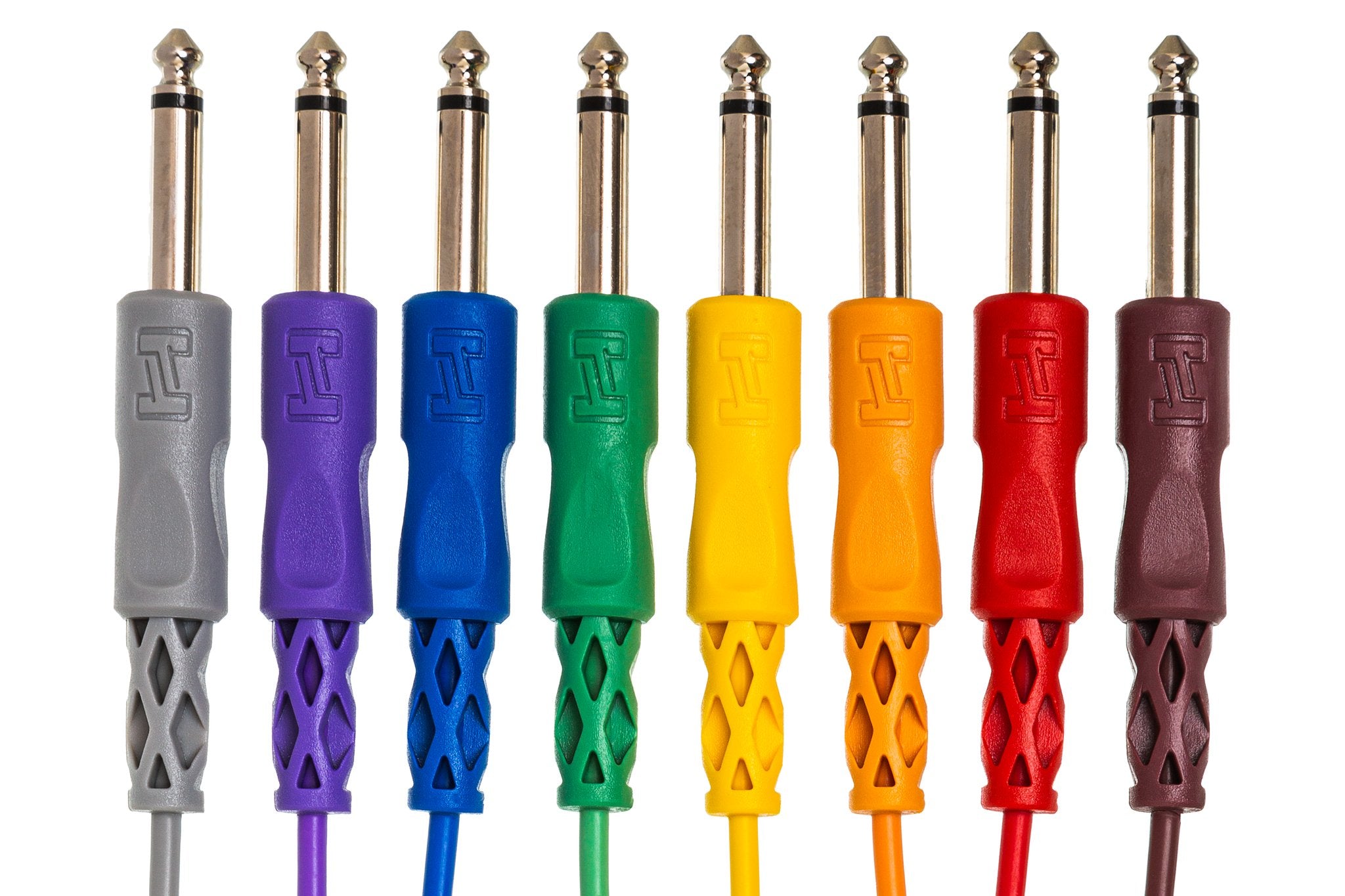 Unbalanced Patch Cables, 1/4 in TS to Same, 1 ft - Connector