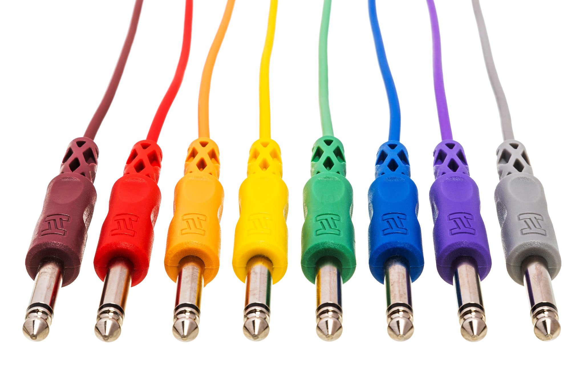 Unbalanced Patch Cables, 1/4 in TS to Same, 1 ft - Front