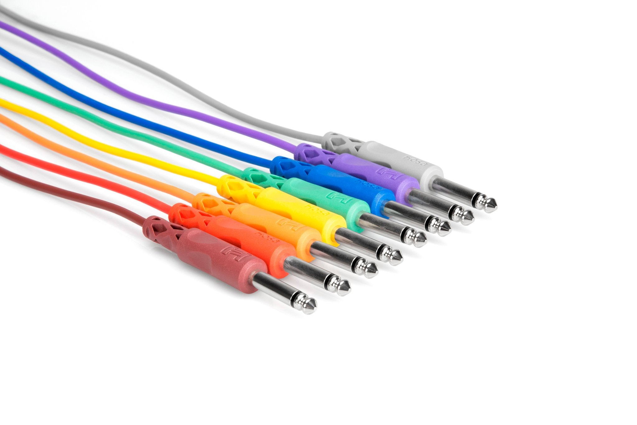 Unbalanced Patch Cables, 1/4 in TS to Same, 1 ft - RGB 2400