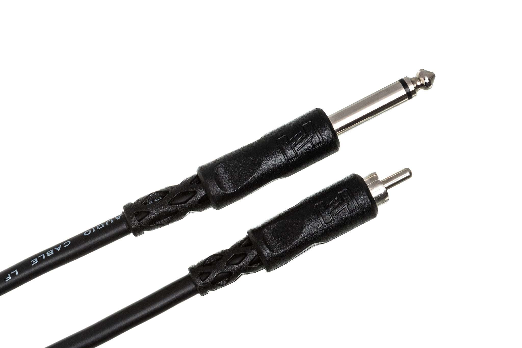 Unbalanced Interconnect, 1/4 in TS to RCA - Angle