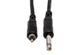 Unbalanced Interconnect, 1/4 in TS to RCA - Front